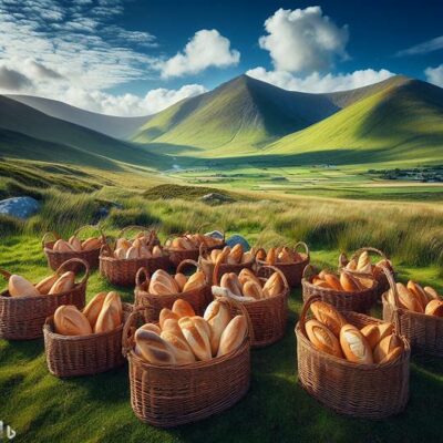 Mournes With Twelve Baskets Of Bread